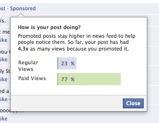 How the results of Promoted Posts are shared How the results of Promoted Posts are shared